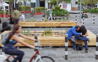 public space and biking in Quito